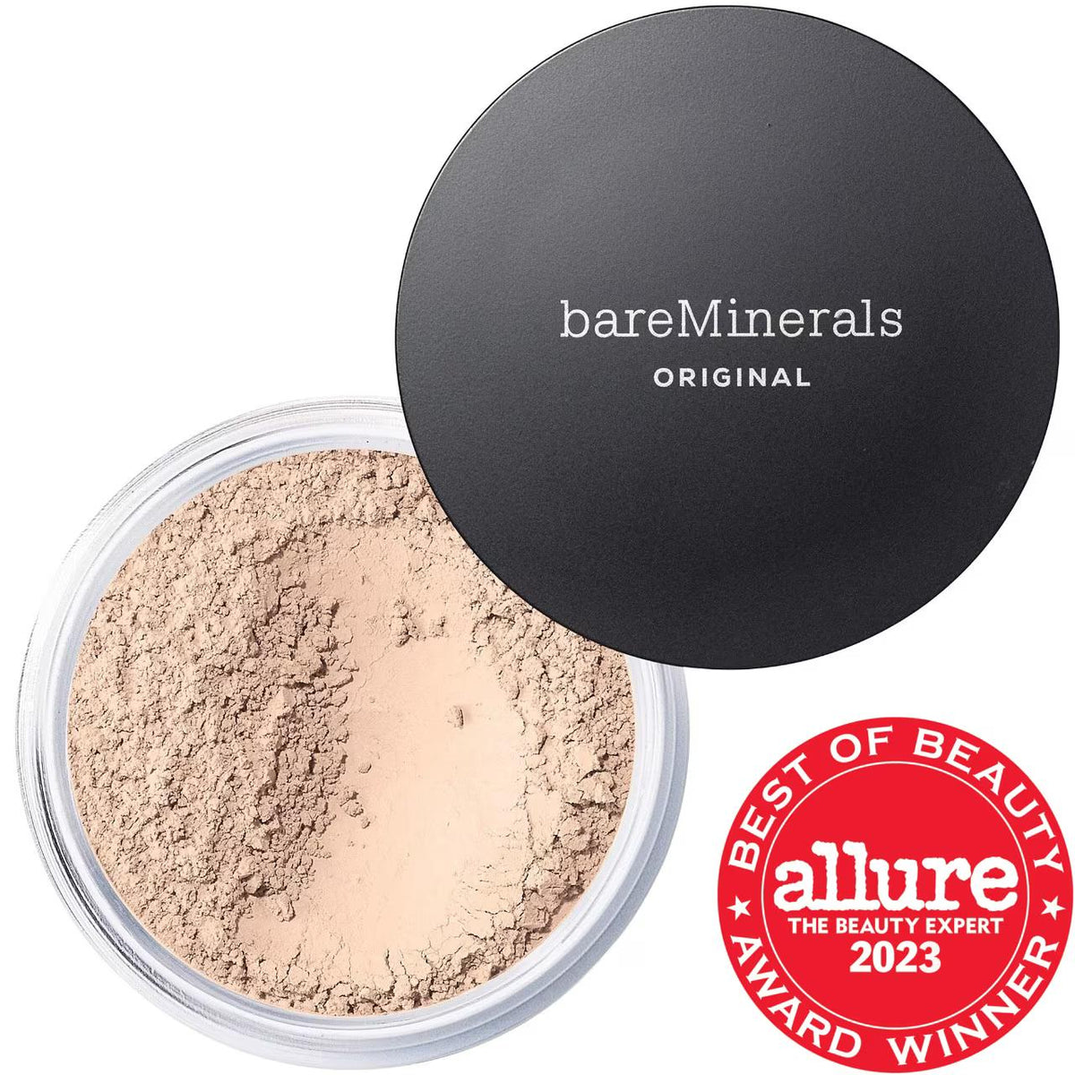 BareMinerals Original Loose Talc-Free Mineral Foundation SPF 15: Lightweight Buildable Coverage, Natural Luminous Finish, Vegan & Cruelty-Free by Beauty Care Bag