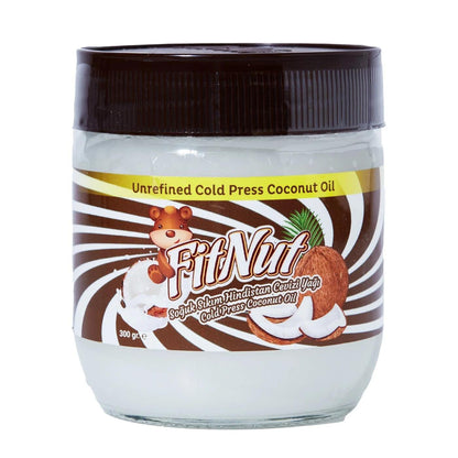 Fitnut Cold Pressed Coconut Oil for Hair & Skin 300 ml by Beauty Care Bag
