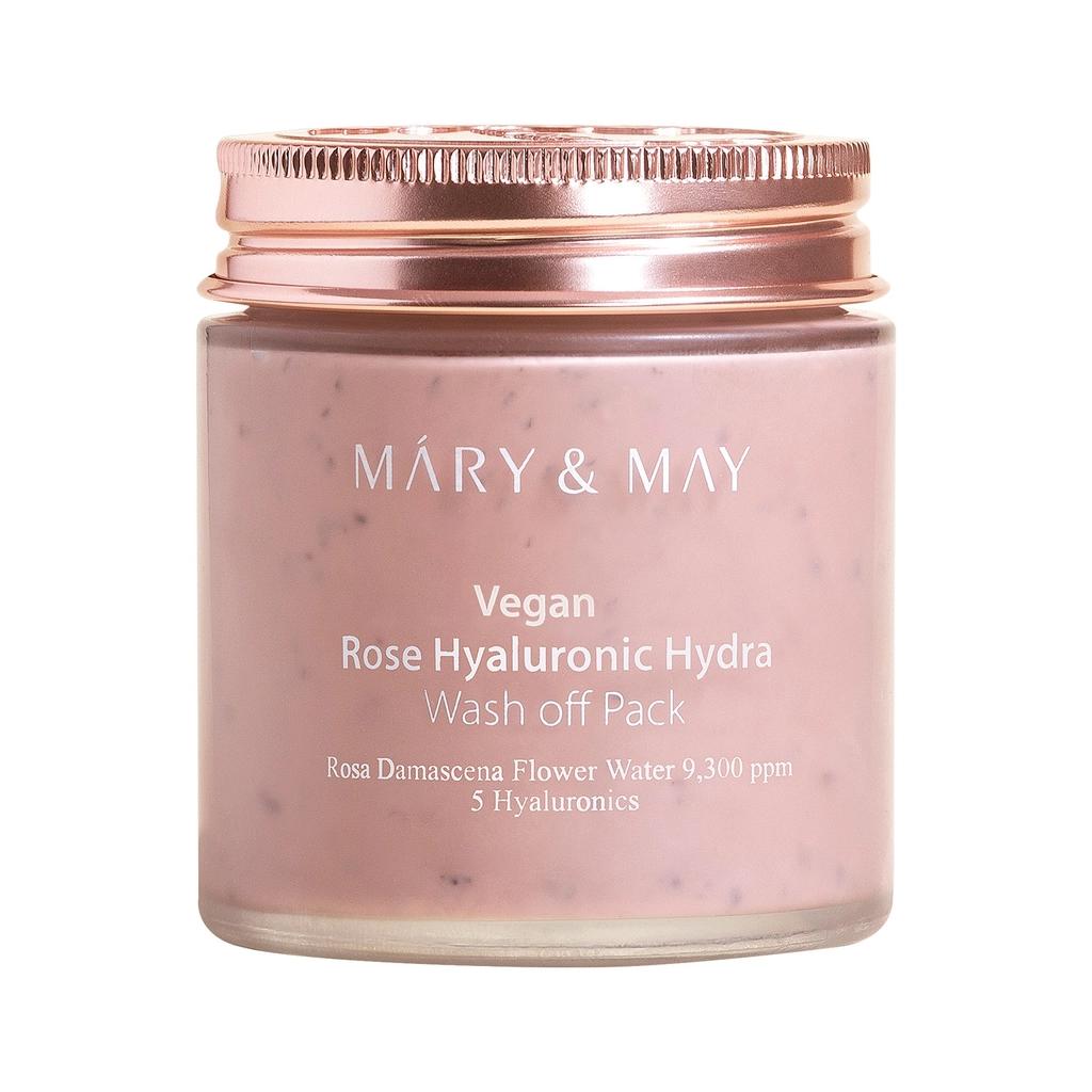 Mary & May Rose Water & Hyaluronic Acid Clay Mask 125g by Beauty Care Bag