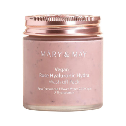 Mary & May Rose Water & Hyaluronic Acid Clay Mask 125g by Beauty Care Bag