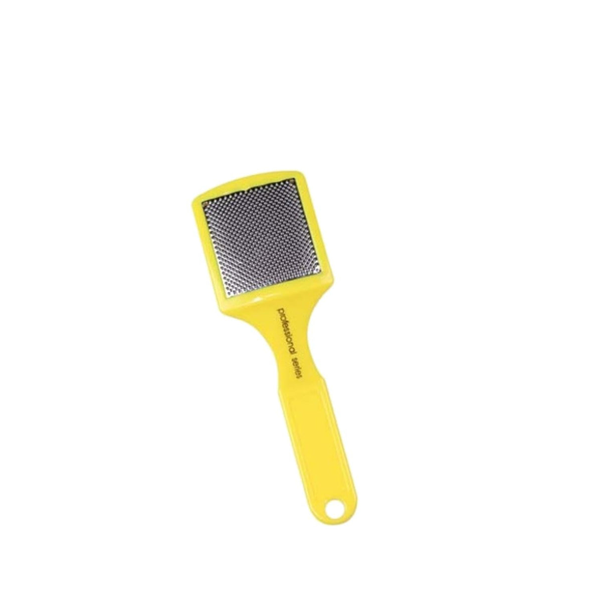 Trina Yellow Plastic Handle Heel File - Comfortable Foot Care Tool for Smooth Heels by Beauty Care Bag