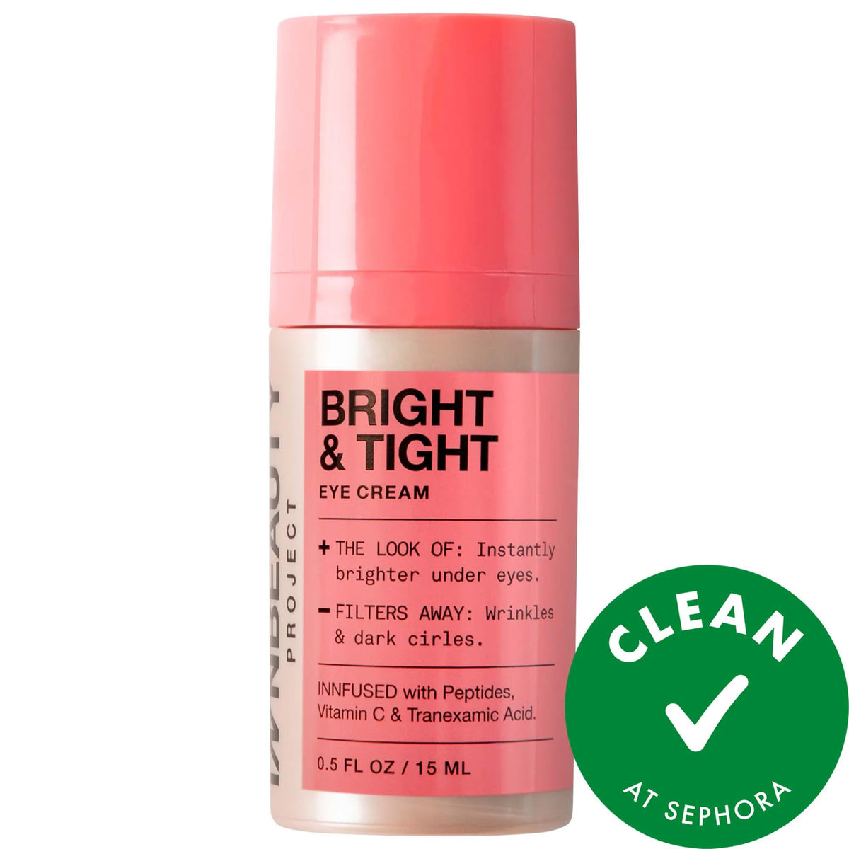Bright & Tight: Dark Circle Firming Eye Cream with Vitamin C & Peptides - Reduce Wrinkles, Brighten & Firm Under Eyes by Beauty Care Bag