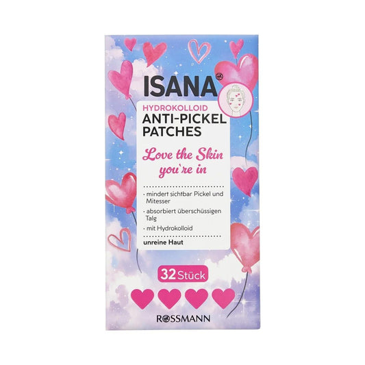 Isana Hydrocolloid Blemish Patches Clear Spot Cover 32 Count by Beauty Care Bag