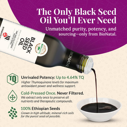 Ethiopian Black Seed Oil 5oz (GLASS) by BioNatal
