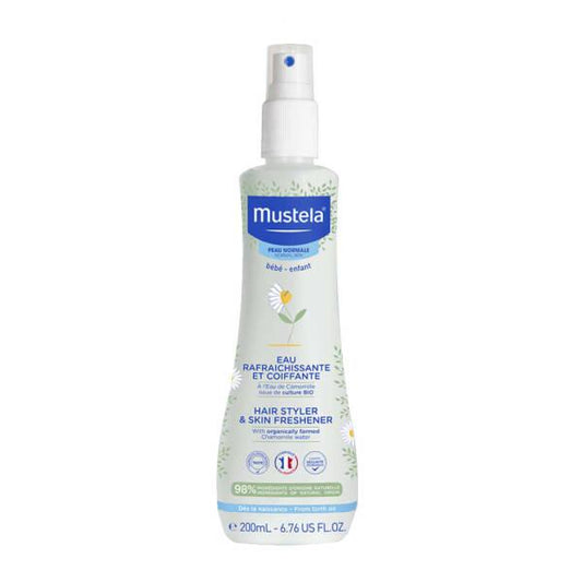 Mustela hair styler and skin freshener spray, 200ml