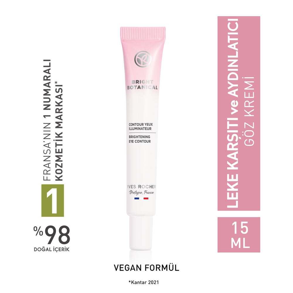 Bright Botanical Eye Cream - Hydrating, Dark Spot Reduction, Fine Line Reduction for Sensitive Eye Area by Beauty Care Bag