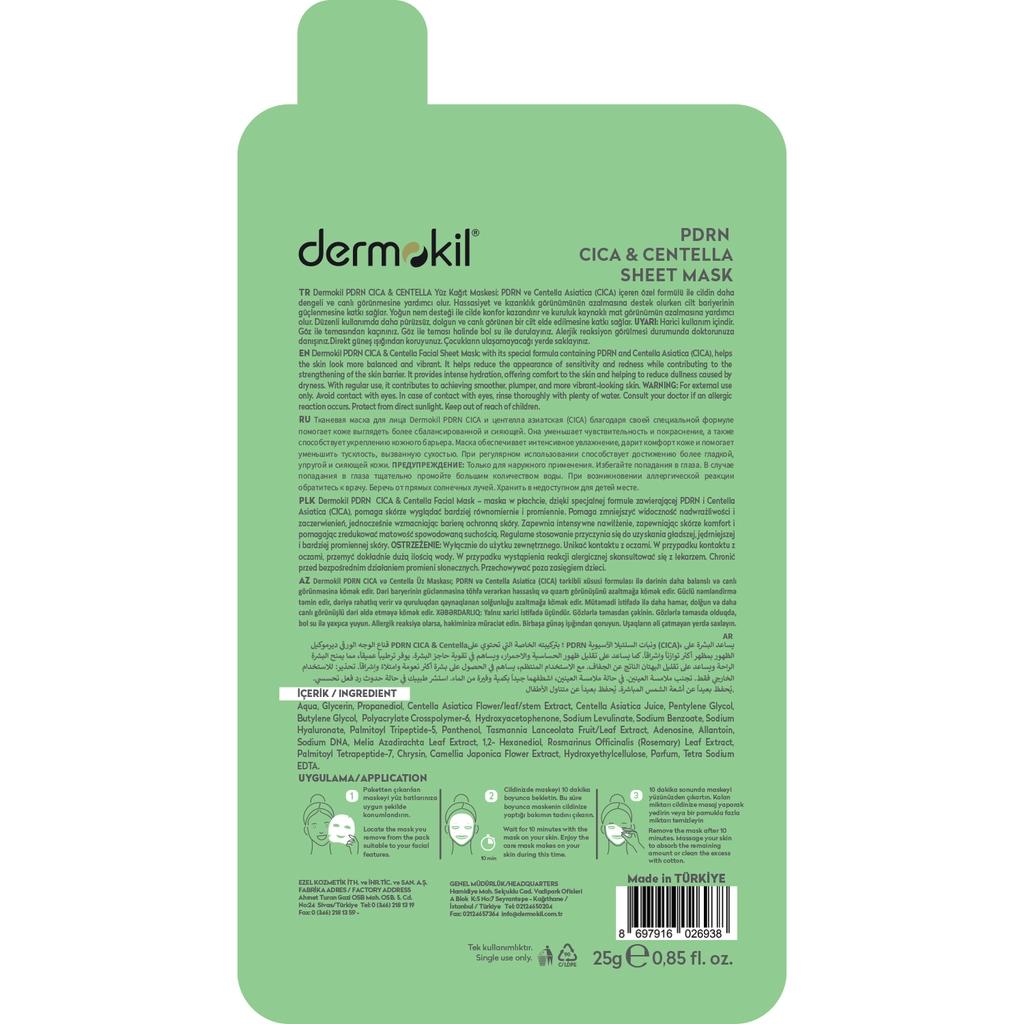 Dermokil PDRN & Cica Skin Barrier Gel Sheet Mask 25g by Beauty Care Bag
