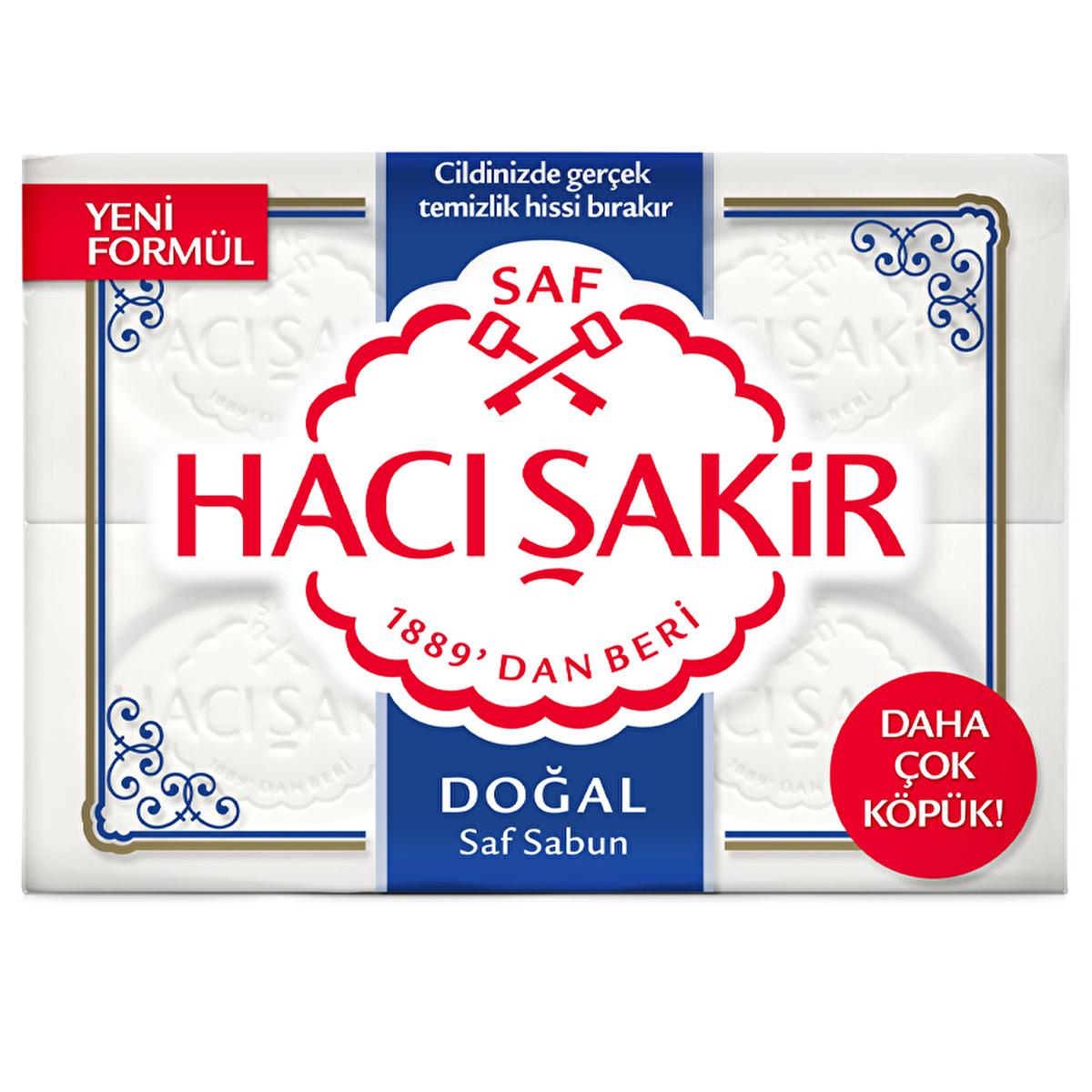 Hacı Şakir natural soap bars, 4 pack