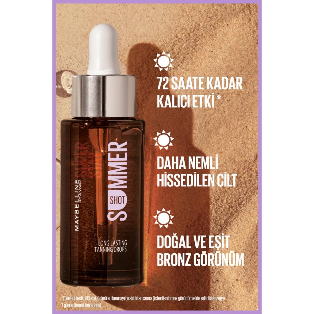 Maybelline New York Summer Shot Bronzing Drops for Glow 30ml by Beauty Care Bag