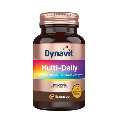Dynavit Multivitamin with Koenzim Q10 and Rhodiola - 30 Capsules by Beauty Care Bag