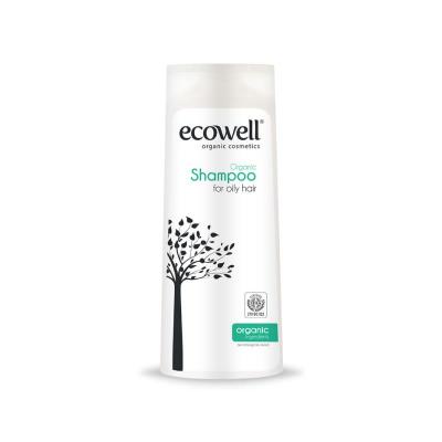 Ecowell Organic Shampoo for Oily Hair - Natural & Gentle Cleansing, Paraben, Silicone & SLS Free - Refresh Oily Scalp & Nourish Hair by Beauty Care Bag