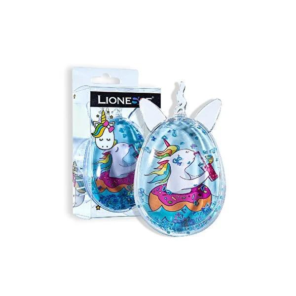 Lionesse Unicorn Hair Brush for Gentle Hair Care & Detangling - Anti-Static, Suitable for Damaged Hair by Beauty Care Bag