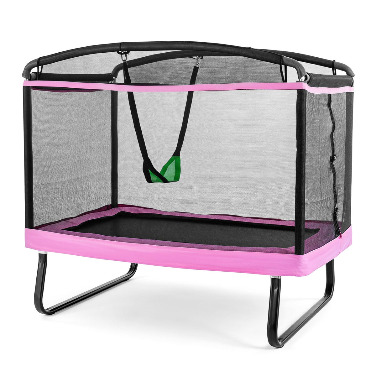 6 ft kids trampoline with swing and enclosure net by GBruno Store, view 3