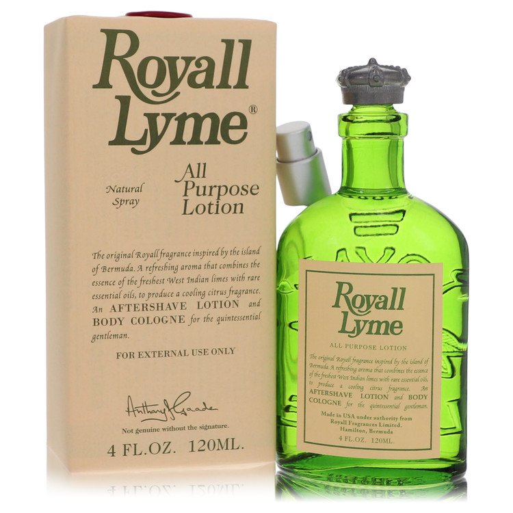 Royall Lyme by Royall Fragrances All Purpose Lotion / Cologne 4 oz for Men by Avera Group