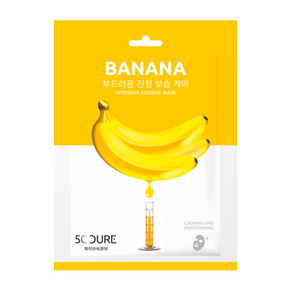 5C banana facial sheet mask, 25 ml