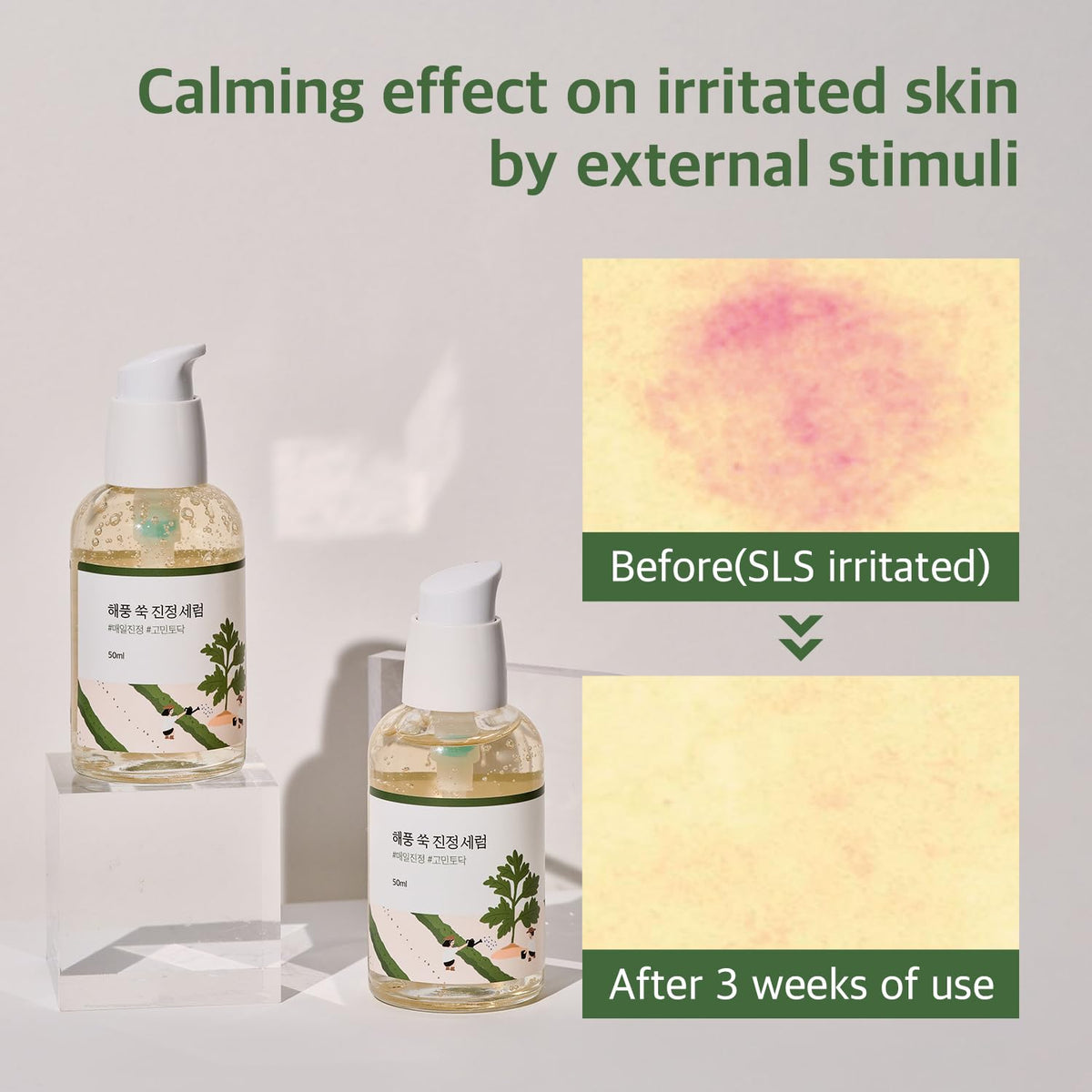 Round Lab Mugwort Calming Serum by AsiaBeautyMall