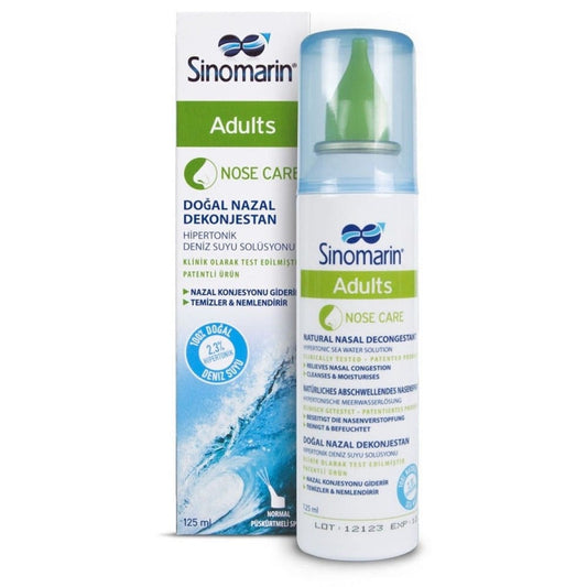 Sinomarin adults hypertonic sea water nasal spray, 125 ml