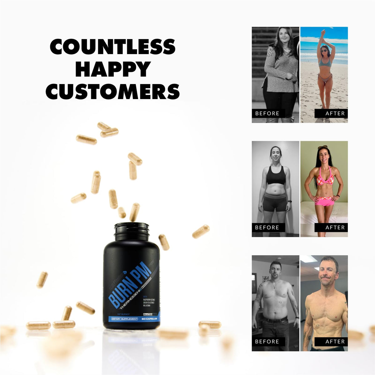 Sculpt Nation by V Shred Burn Thermogenic Fat Burner for Men & Women by Shahmori