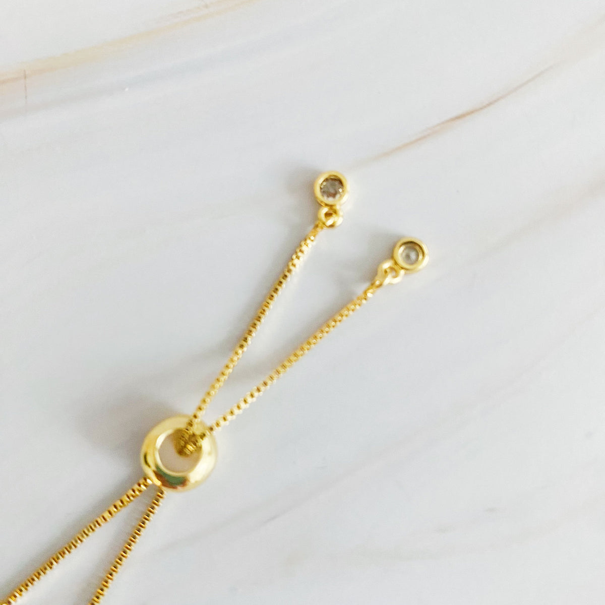 Mesmerized By The Cross Slide Bracelet by Fuchsia Hercules