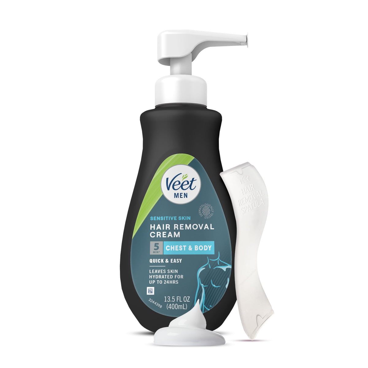 Veet Men hair removal cream for sensitive skin, 200 ml