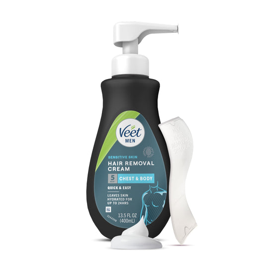 Veet Men hair removal cream for sensitive skin, 200 ml