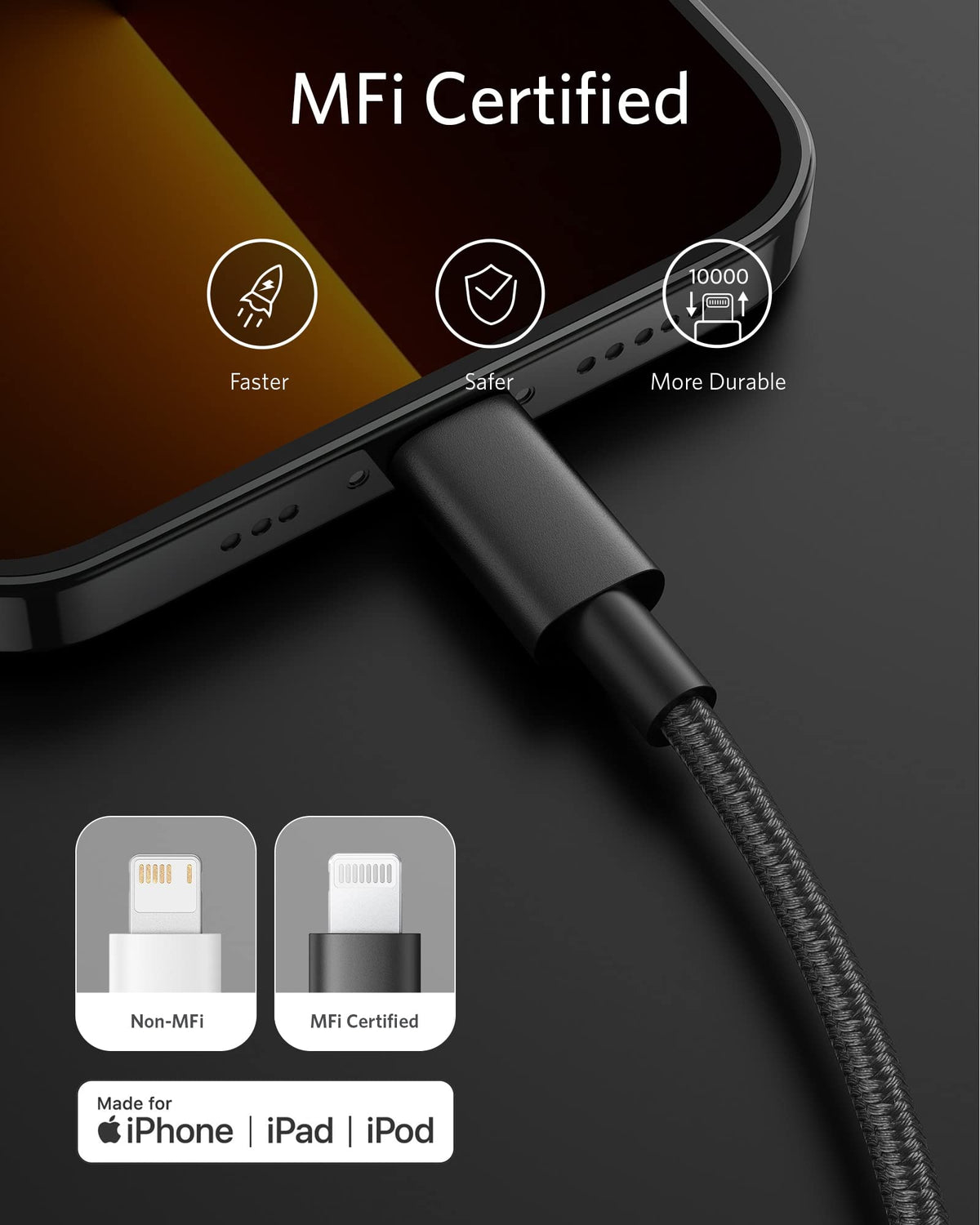 Anker <b>331</b> USB-C to Lightning Cable by Anker