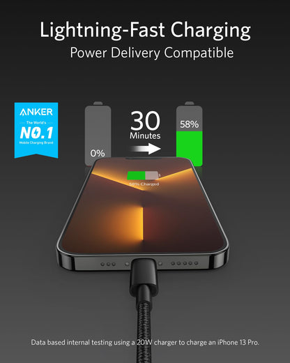 Anker <b>331</b> USB-C to Lightning Cable by Anker