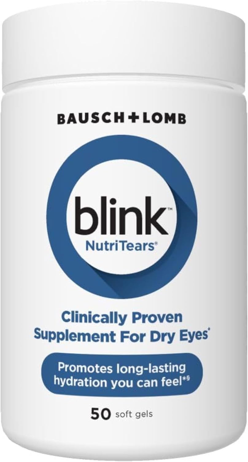 BLINK Nutritears Supplement for Dry Eyes, 50 Softgels by Shahmori