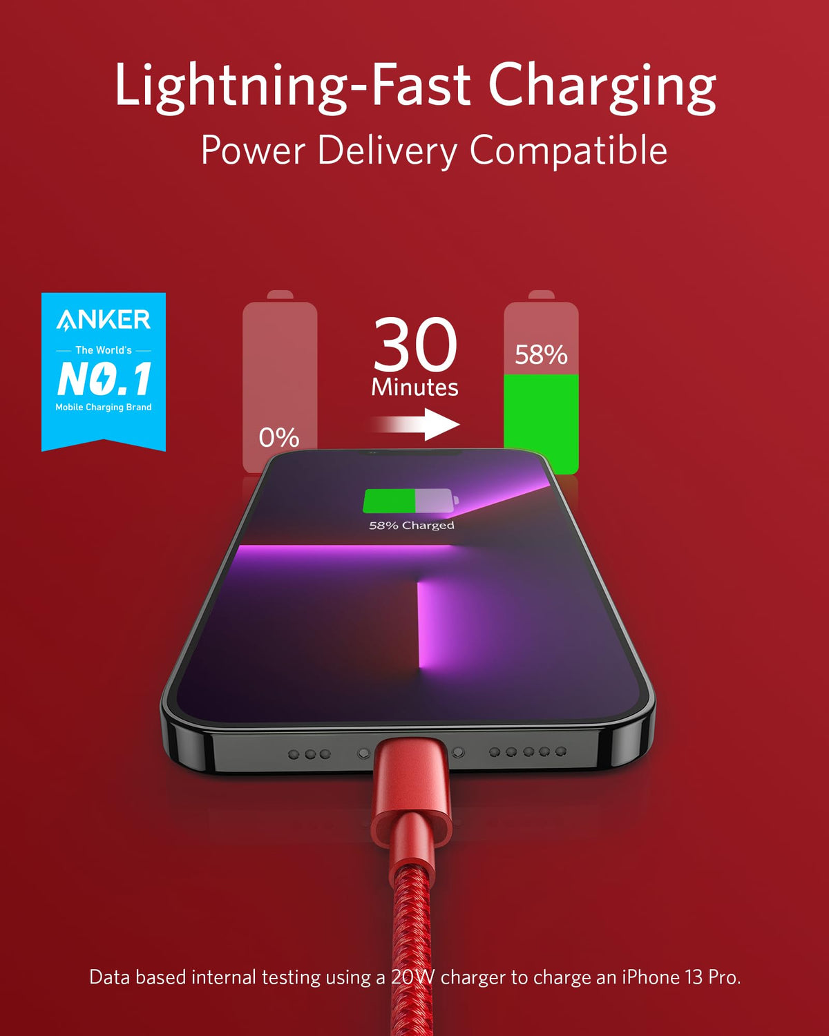 Anker <b>331</b> USB-C to Lightning Cable by Anker