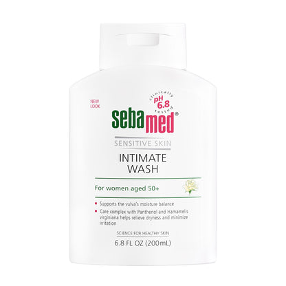 Sebamed Intimate Wash Gel pH 6.8 - Gentle Hygiene for Women Over 50, Natural Intimate Care by Beauty Care Bag