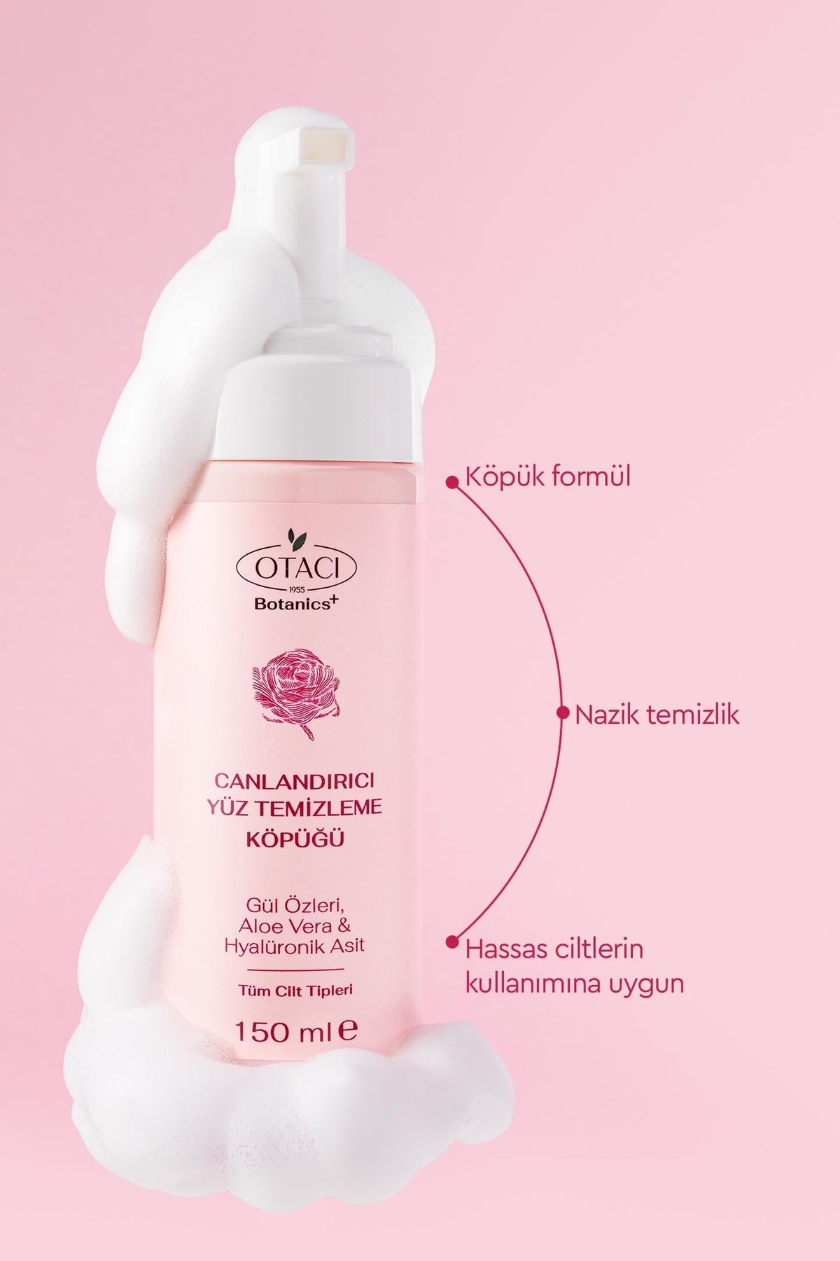 Otacı rose cleansing foam – view 3