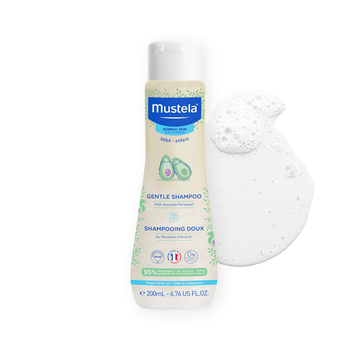 Mustela gentle baby shampoo – view 3
