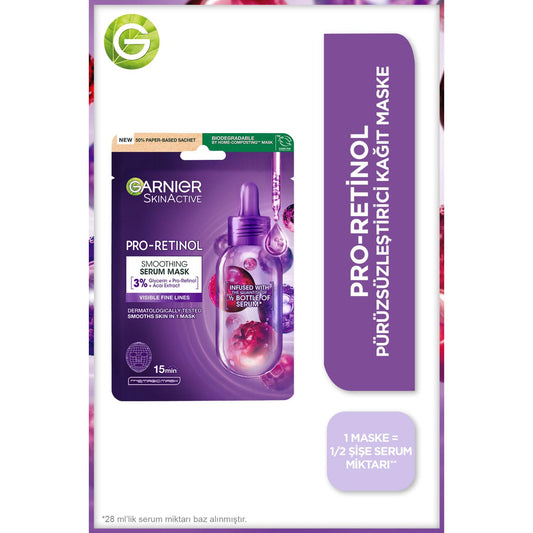 Garnier pro-retinol sheet mask – view 2