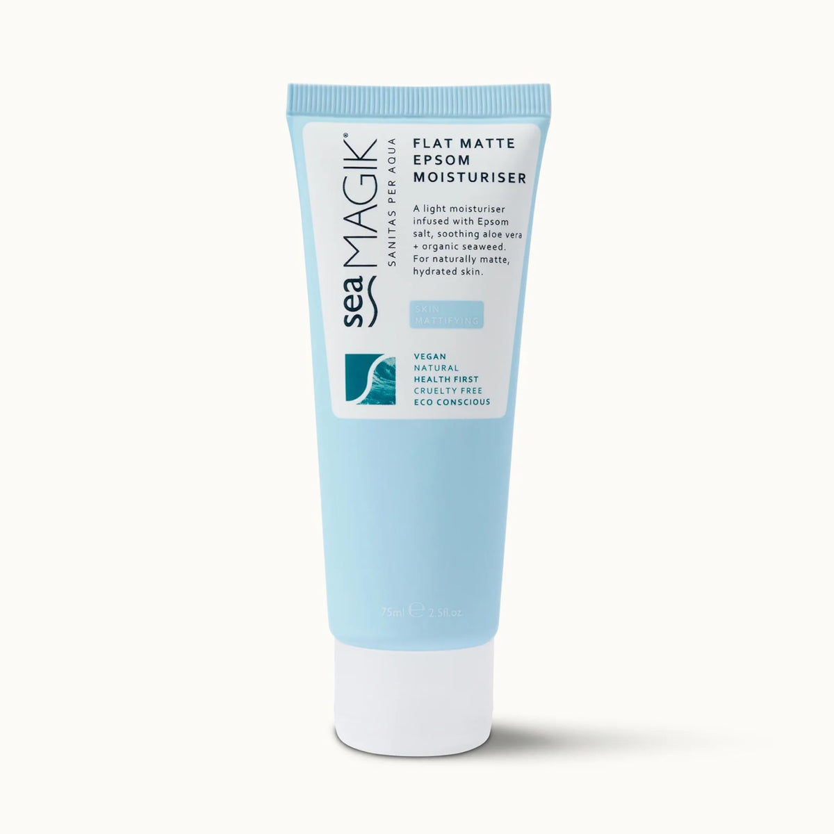 Dead Sea Spa Magik Flat Matte Epsom Moisturiser - Natural Skincare for Oily Skin, 75ml by Beauty Care Bag