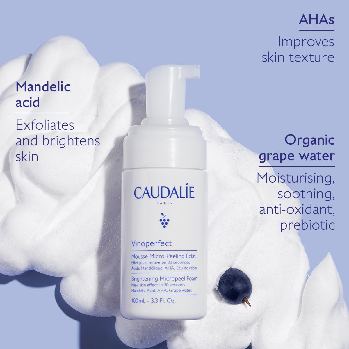 Caudalie Vinoperfect face foam – view 4