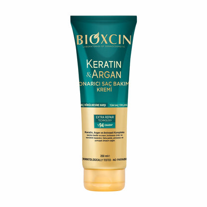Bioxcin Keratin and Argan repair hair cream