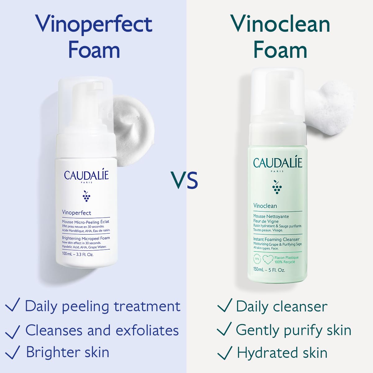 Caudalie Vinoperfect face foam – view 5