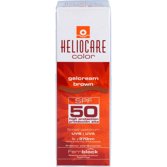Heliocare Color Gelcream Brown SPF 50 tinted sunscreen gel cream