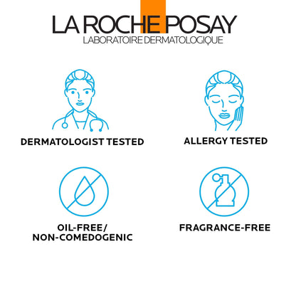 La Roche-Posay Tinted Sunscreen Gel-Cream SPF 50+ - Oil Control, Matte Finish for Sensitive Skin by Beauty Care Bag