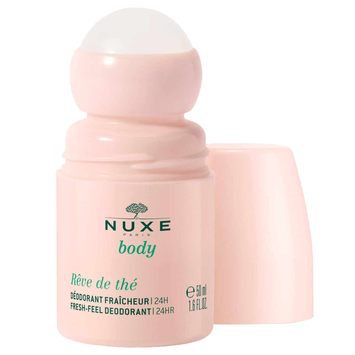 Nuxe Body Reve de The Deodorant 50ml - Long Lasting 24 Hour Protection Gentle Natural Deodorant by Beauty Care Bag