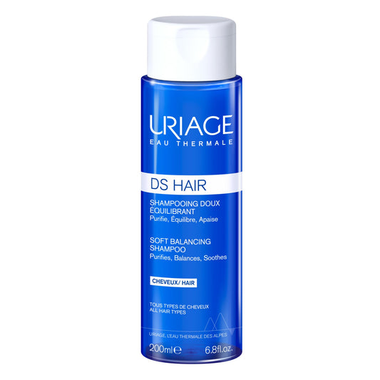 Uriage DS Hair Soft Balancing Shampoo 200ml - Anti-Dandruff, Gentle Daily Shampoo with Thermal Water by Beauty Care Bag