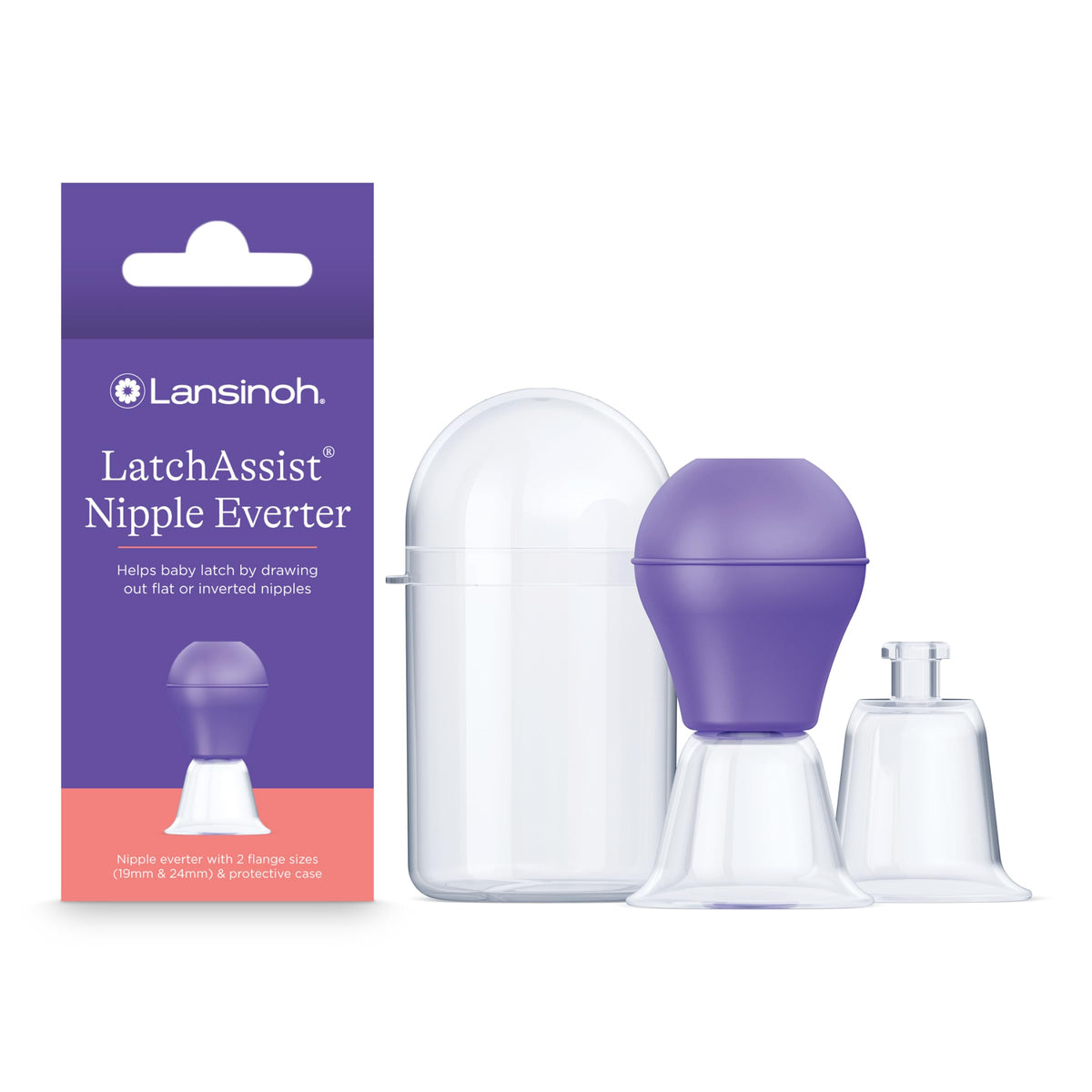 Lansinoh Nipple Corrector - BPA-Free Latch Assist for Breastfeeding Support by Beauty Care Bag