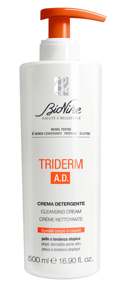 BioNike Triderm Alpha Oil Base for hyper-reactive skin, 450 ml