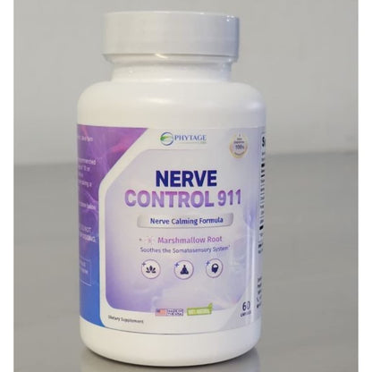 Nerve Control 911 - Natural Plant Based Nerve Health Supplement by Shahmori