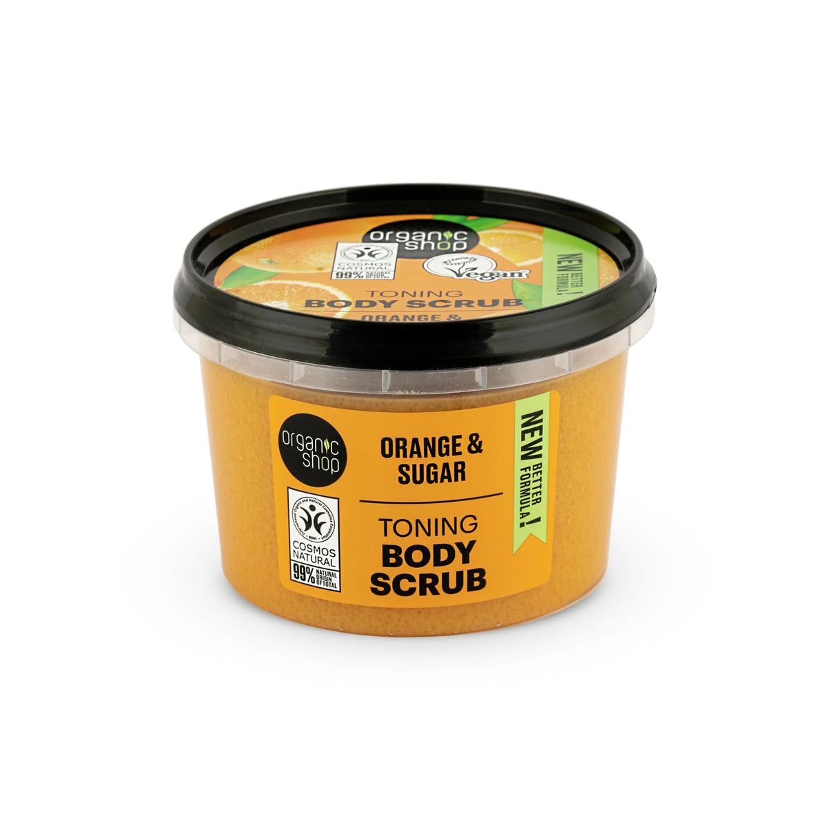 Organic Shop Citrus Body Scrub - Natural Skincare with Vitamin C, 12.17 fl oz by Beauty Care Bag