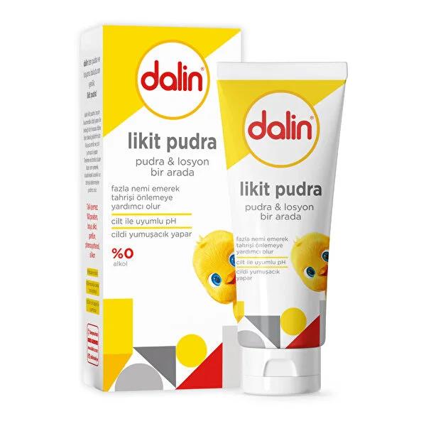 Dalin Talc-Free Liquid Baby Lotion Powder - Gentle & Hypoallergenic Baby Skin Care to Prevent Diaper Rash - 3.38 fl oz by Beauty Care Bag