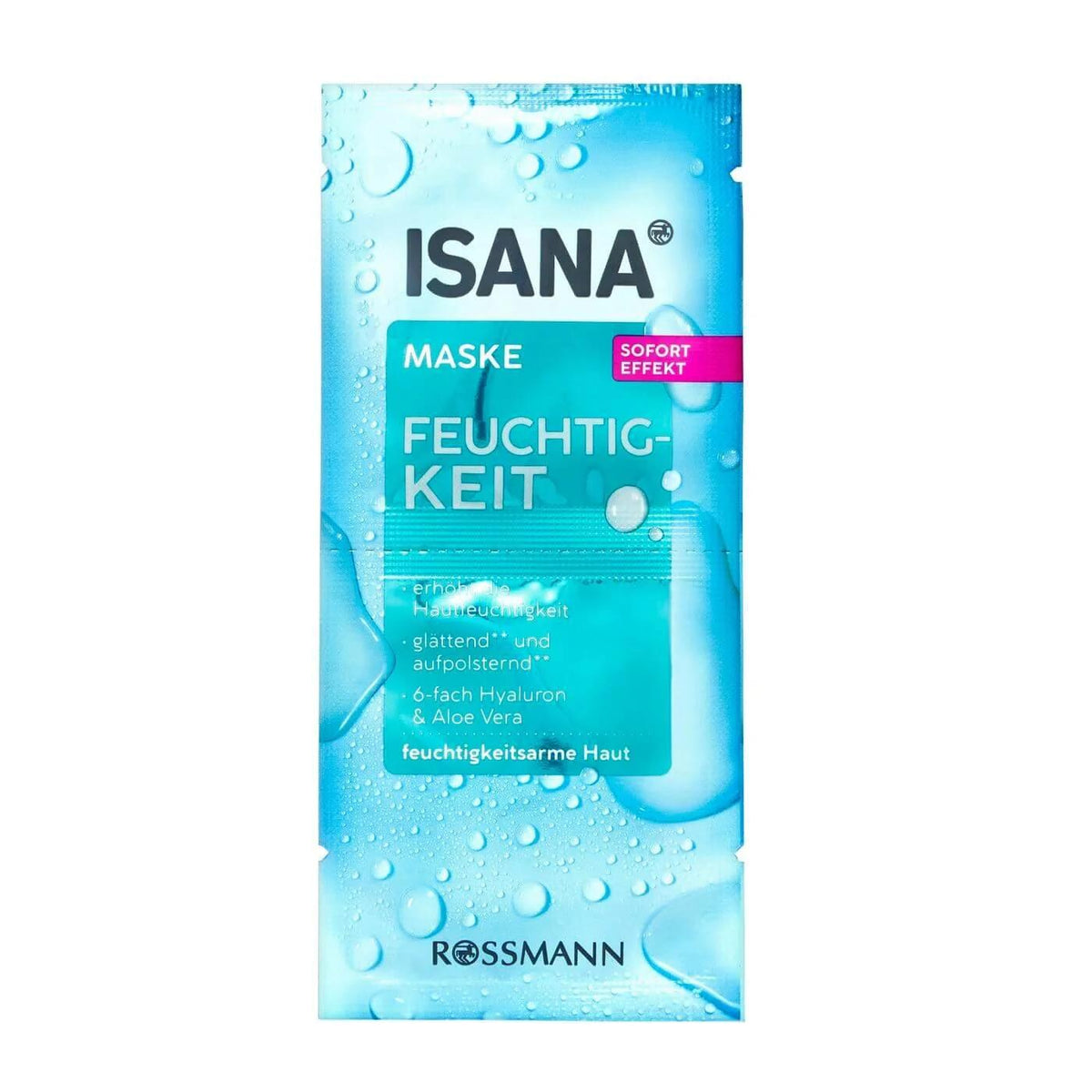 Isana Pure Hydrating Facial Mask for Dry Skin 16 ml by Beauty Care Bag
