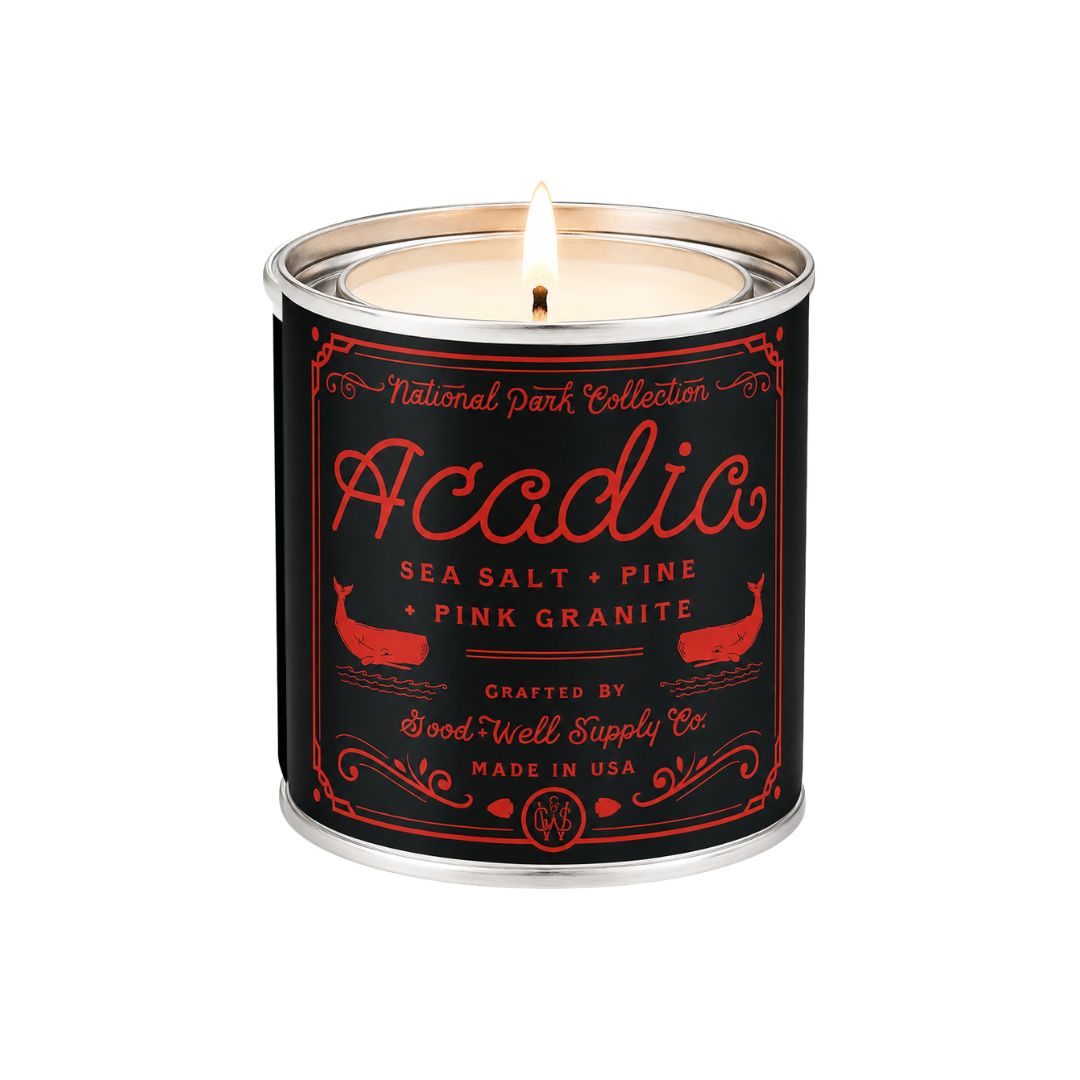 Acadia National Park Candle by Good & Well Supply Co.