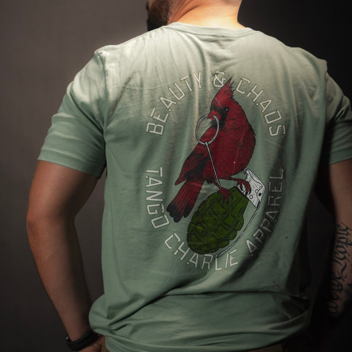 "Beauty and Chaos 2.0"- Tee by Tango Charlie Apparel