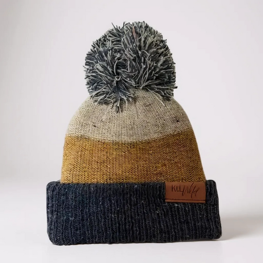 Puff beanie - yellow by Keep the Littles Wild